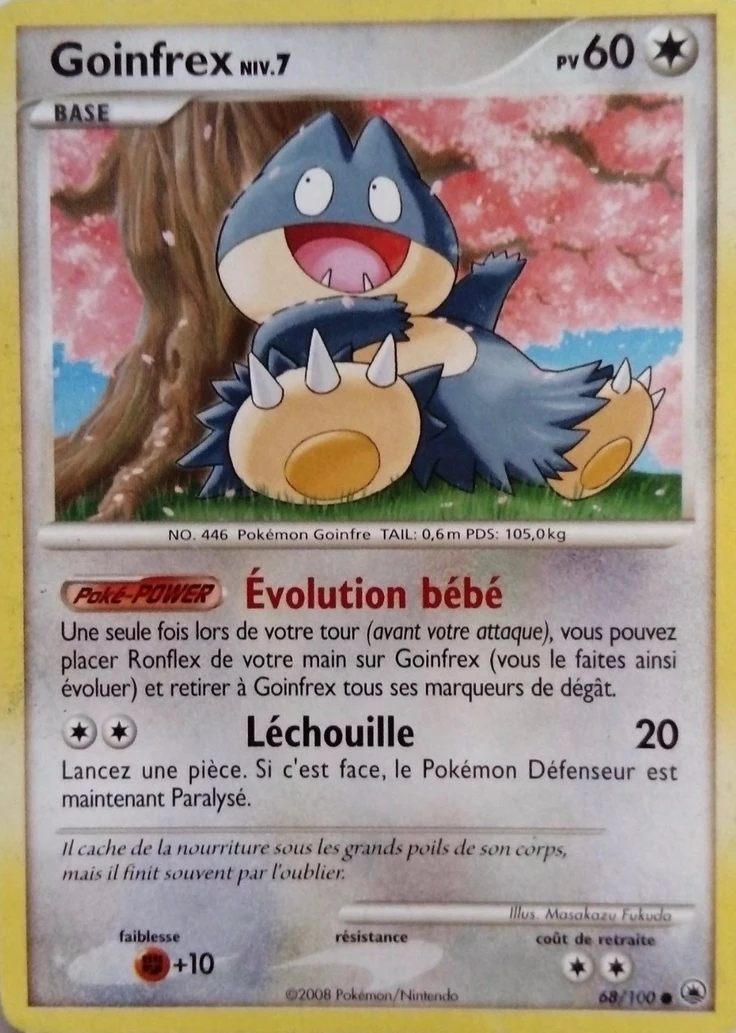 Carte Pokémon Goinfrex de l'extension Aube Majestueuse