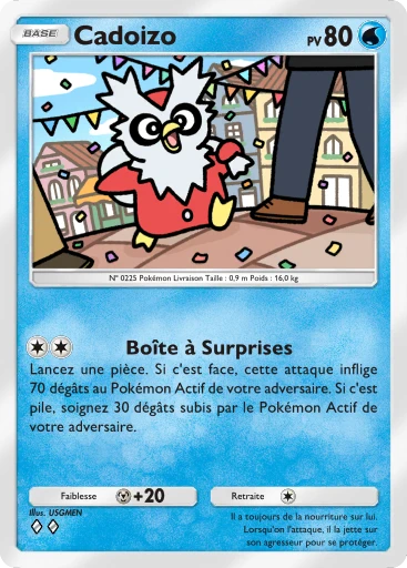 Carte Pokémon Cadoizo de l'extension Parade Onirique