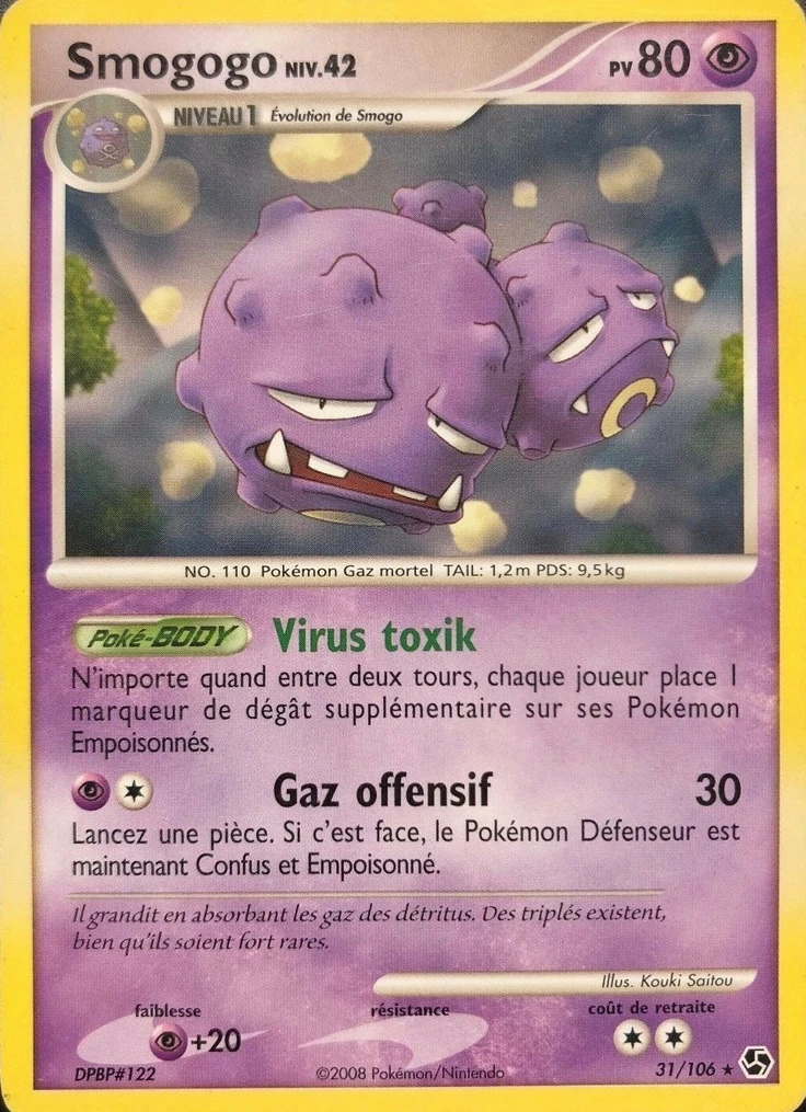 Carte Pokémon Smogogo de l'extension Duels au Sommets