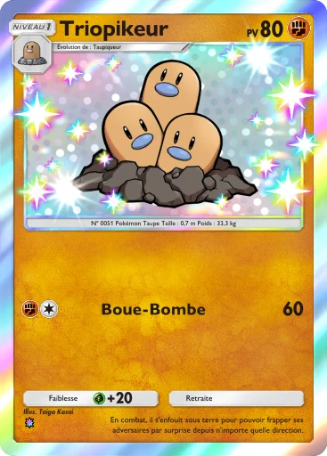 Carte Pokémon Triopikeur de l'extension Propulsion Paradoxe