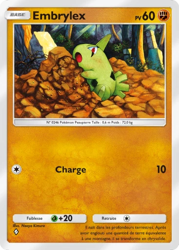 Carte Pokémon Embrylex de l'extension Sagesse entre Ciel et Mer