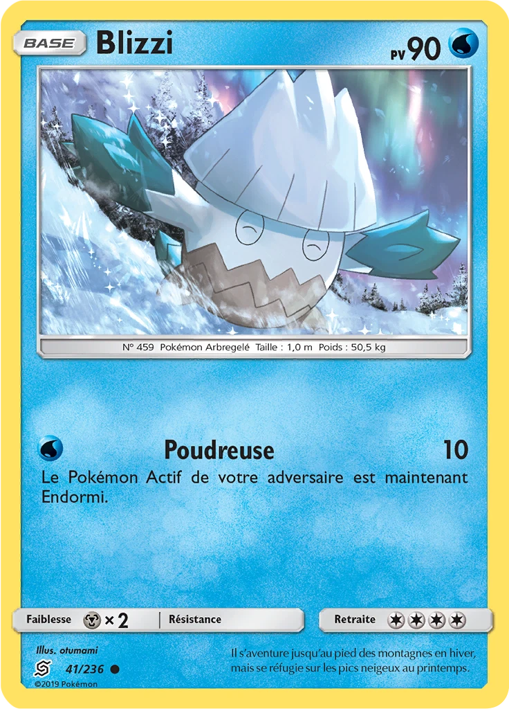 Carte Pokémon Blizzi de l'extension Harmonie des Esprits