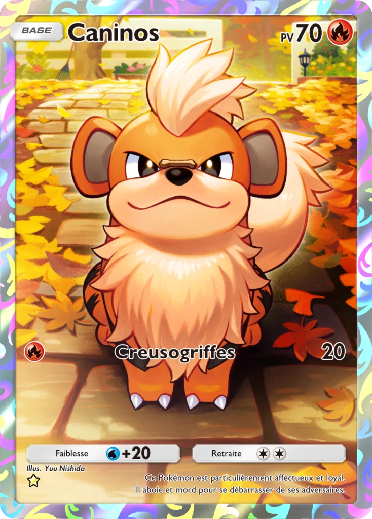 Carte Pokémon Caninos de l'extension Méga-Ascension