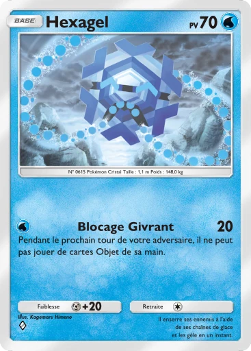 Carte Pokémon Hexagel de l'extension Parade Onirique
