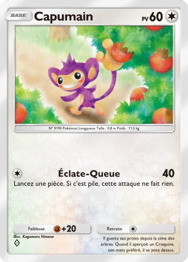 Carte Pokémon Capumain de l'extension Méga-Ascension