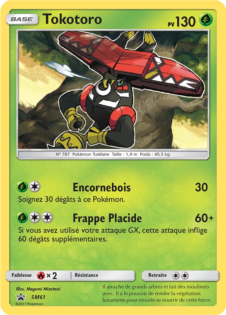 Carte Pokémon Tokotoro de l'extension Promo SM
