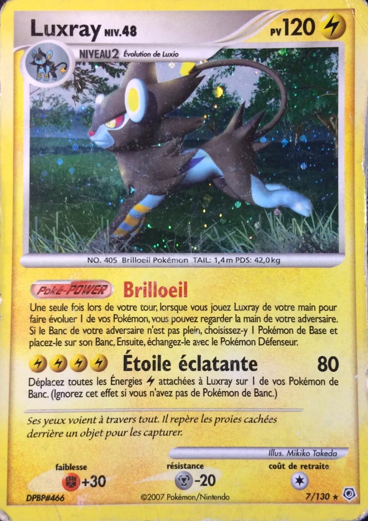 Carte Pokémon Luxray de l'extension Diamant & Perle
