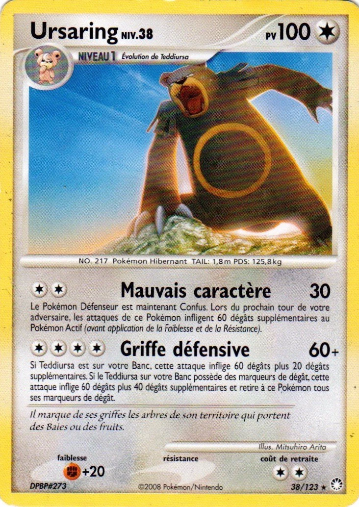 Carte Pokémon Ursaring de l'extension Trésors Mystérieux