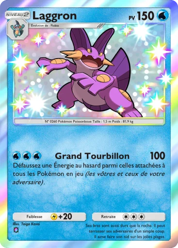 Carte Pokémon Laggron de l'extension Domination Céleste