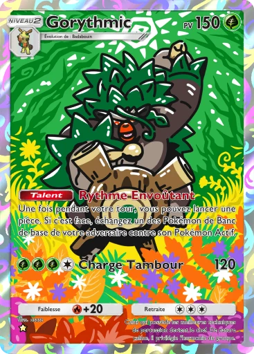 Carte Pokémon Gorythmic de l'extension Méga-Ascension