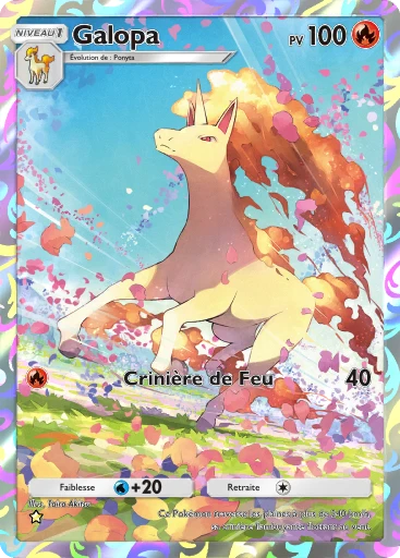 Carte Pokémon Galopa de l'extension Puissance Génétique