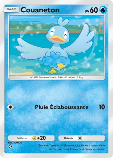 Carte Pokémon Couaneton de l'extension Sagesse entre Ciel et Mer