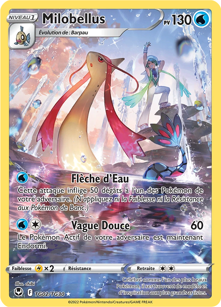 Carte Pokémon Milobellus de l'extension Tempête Argentée