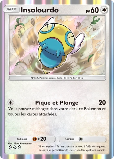 Carte Pokémon Insolourdo de l'extension Aura Palpitante