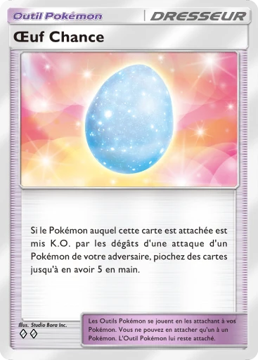 Carte Pokémon Œuf Chance de l'extension Booster de Luxe Méga