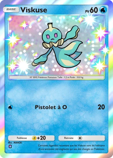 Carte Pokémon Viskuse de l'extension Aura Palpitante