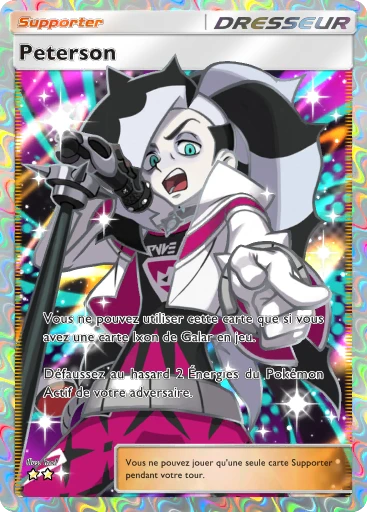 Carte Pokémon Peterson de l'extension Parade Onirique