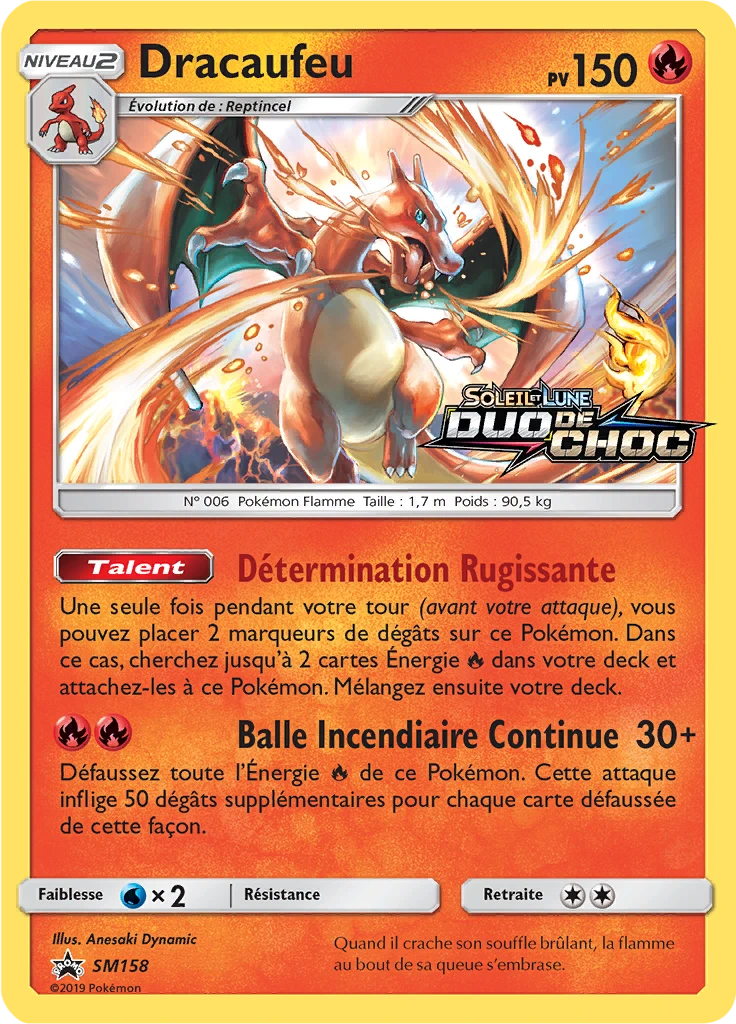 Carte Pokémon Dracaufeu de l'extension Promo SM