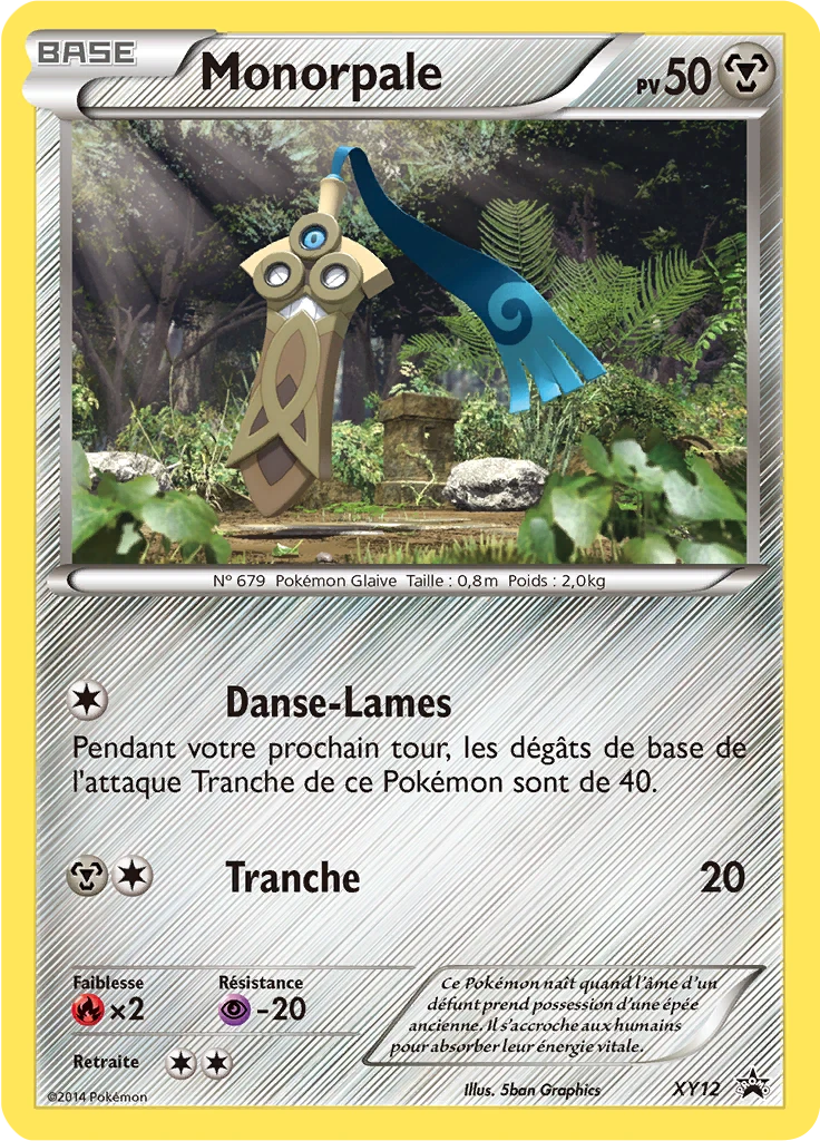 Carte Pokémon Monorpale de l'extension Promo XY