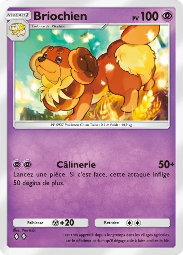 Carte Pokémon Briochien de l'extension Merveilles de Paldea