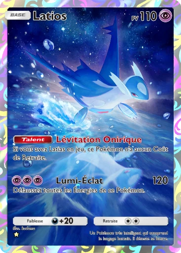 Carte Pokémon Latios de l'extension Source Secrète