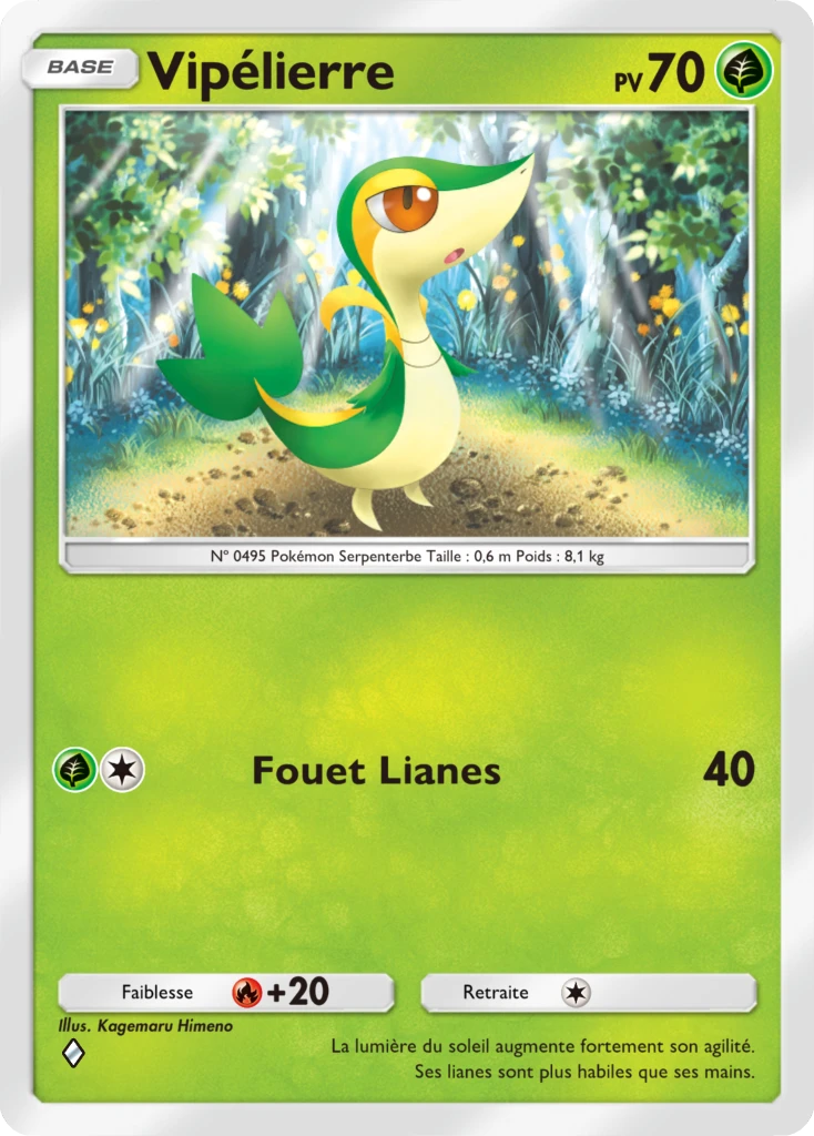 Carte Pokémon Vipélierre de l'extension L'Île Fabuleuse