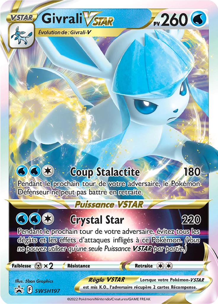 Carte Pokémon Givrali VSTAR de l'extension Promo SWSH