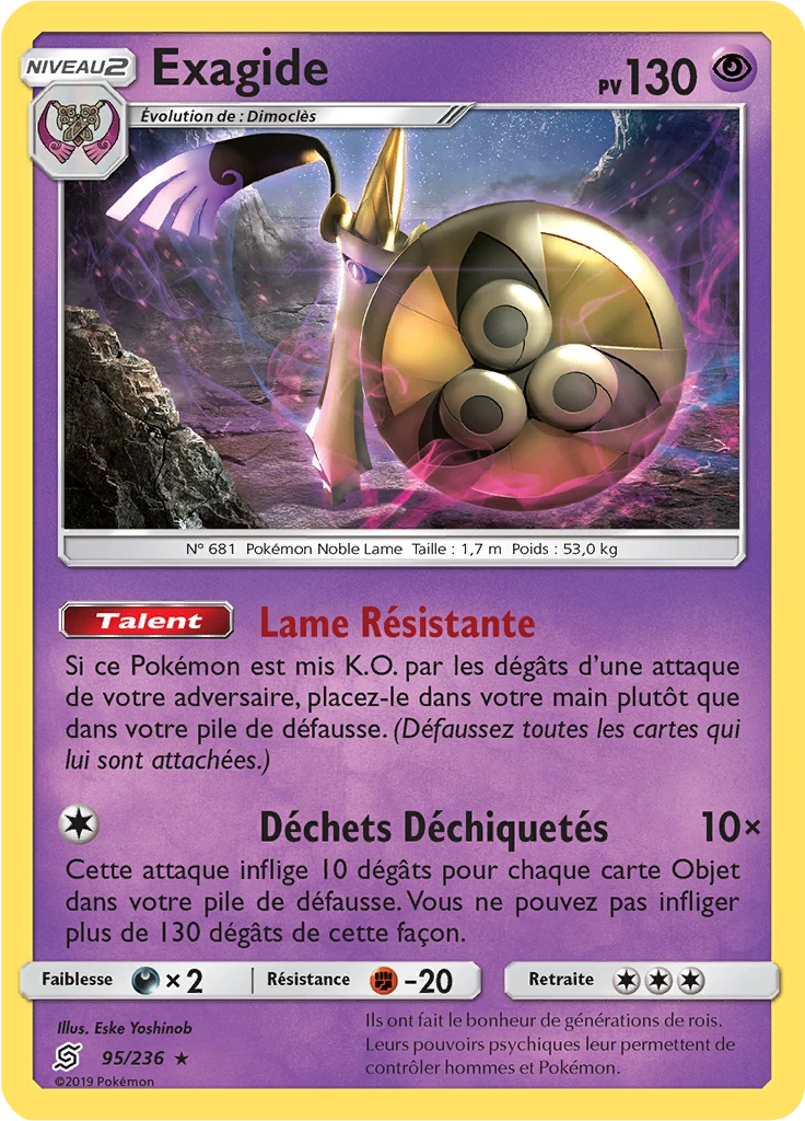 Carte Pokémon Exagide de l'extension Harmonie des Esprits