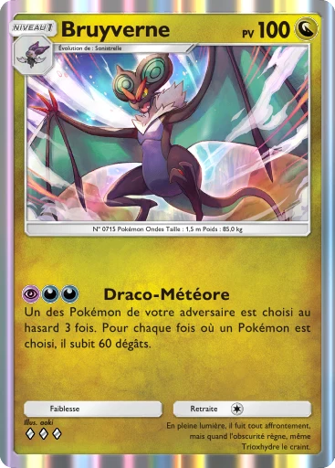 Carte Pokémon Bruyverne de l'extension Domination Céleste