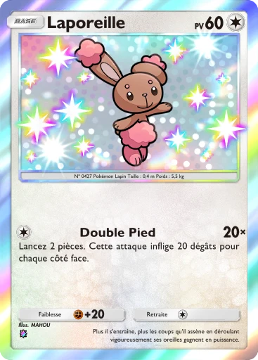 Carte Pokémon Laporeille de l'extension Domination Céleste