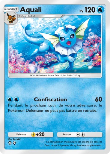 Carte Pokémon Aquali de l'extension Propulsion Paradoxe