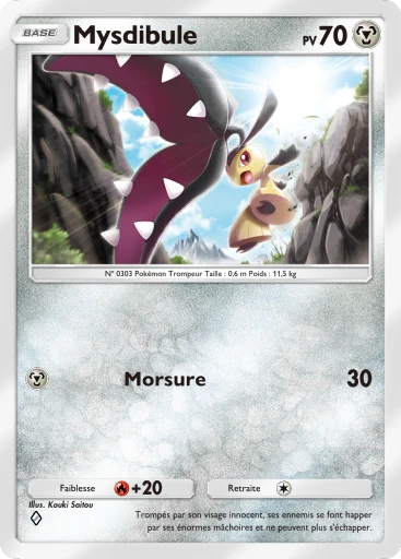 Carte Pokémon Mysdibule de l'extension Sagesse entre Ciel et Mer
