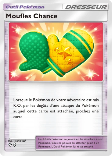 Carte Pokémon Moufles Chance de l'extension Méga-Ascension