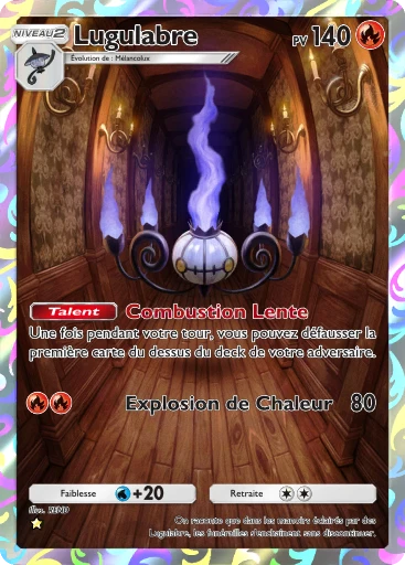 Carte Pokémon Lugulabre de l'extension Méga-Ascension