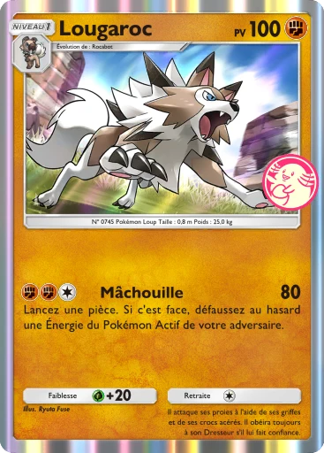 Carte Pokémon Lougaroc de l'extension Promo-A