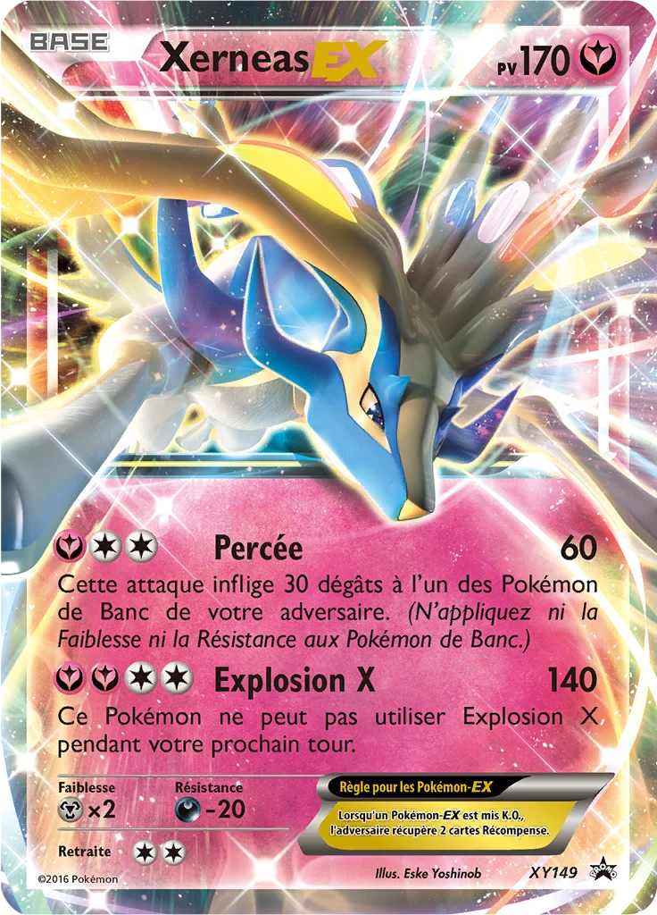 Carte Pokémon Xerneas EX de l'extension Promo XY