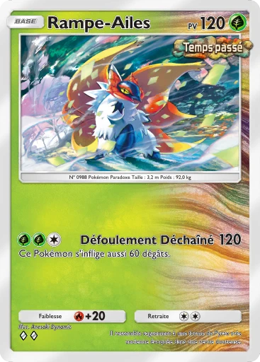 Carte Pokémon Rampe-Ailes de l'extension Propulsion Paradoxe