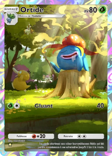 Carte Pokémon Ortide de l'extension Puissance Génétique