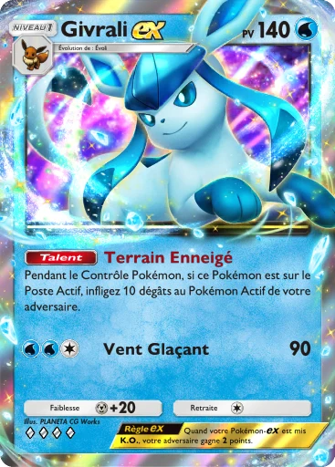 Carte Pokémon Givrali-ex de l'extension Lumière Triomphale