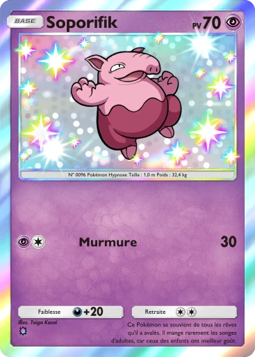 Carte Pokémon Soporifik de l'extension Méga-Ascension