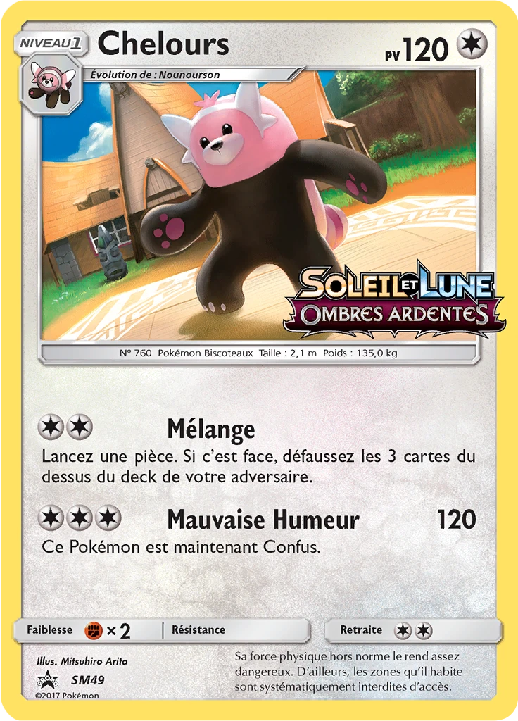 Carte Pokémon Chelours de l'extension Promo SM