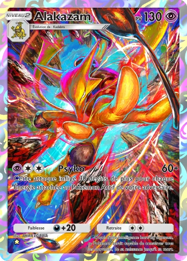 Carte Pokémon Alakazam de l'extension Puissance Génétique