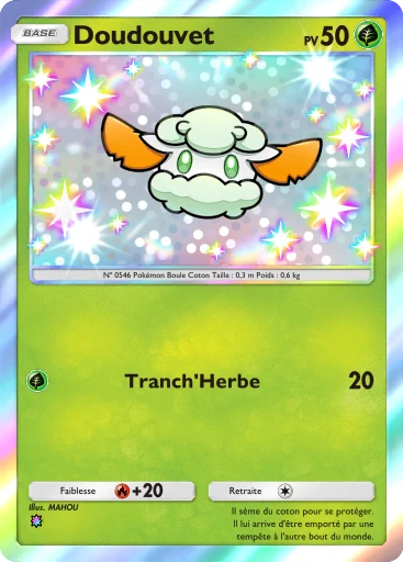 Carte Pokémon Doudouvet de l'extension Aura Palpitante
