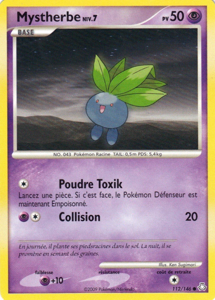 Carte Pokémon Mystherbe de l'extension Éveil des Légendes