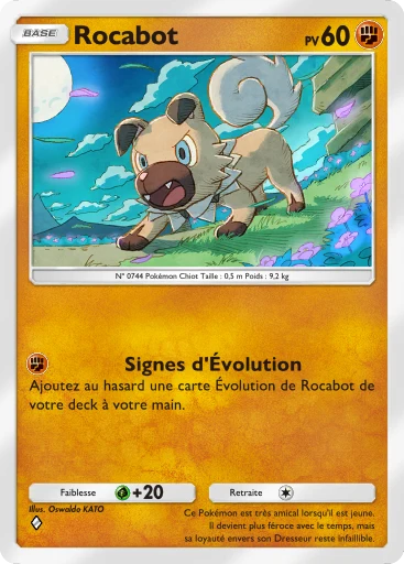 Carte Pokémon Rocabot de l'extension Gardiens Astraux