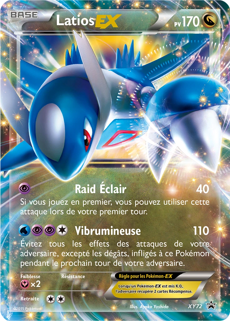 Carte Pokémon Latios EX de l'extension Promo XY