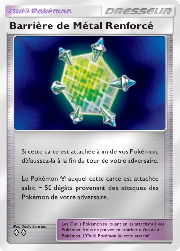 Carte Pokémon Barrière de Métal Renforcé de l'extension Booster de Luxe Méga