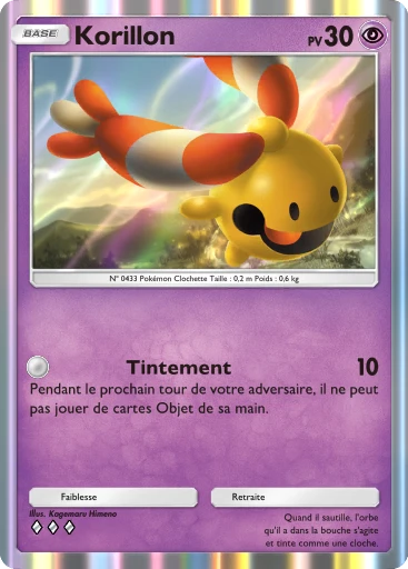 Carte Pokémon Korillon de l'extension Méga-Ascension