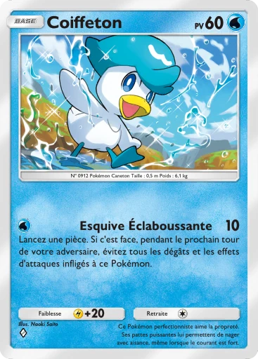 Carte Pokémon Coiffeton de l'extension Merveilles de Paldea
