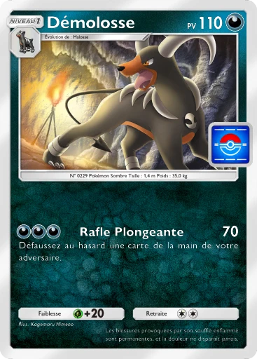 Carte Pokémon Démolosse de l'extension Promo-A